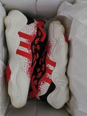 Adidas Trae Young 3 J Vivid Red White Black Kids 6.5Y NIB IE7881